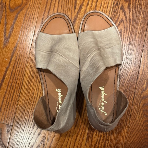 Free People Mont Blanc Sandals in cream size 8 EU 38 - Picture 7 of 10